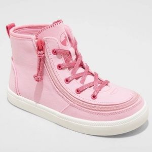 Size 1 girls billy pink high top